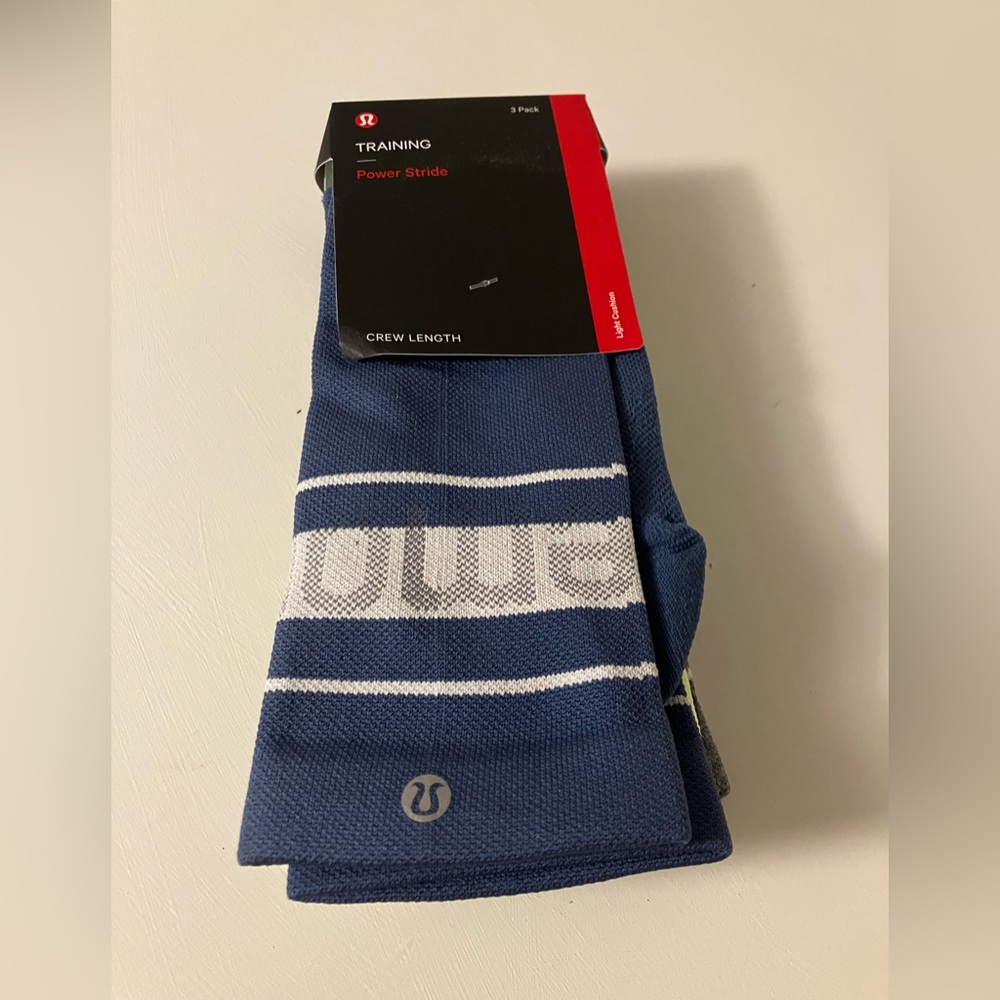 Lulu Lemon Power Stride Crew 3-pack socks - Large